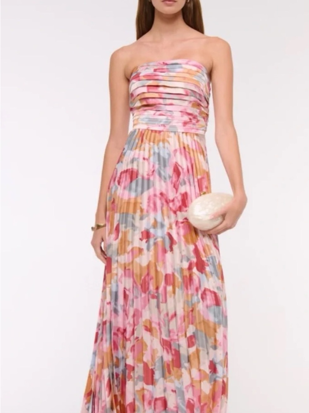 The A&F Giselle Strapless Drama Maxi Dress